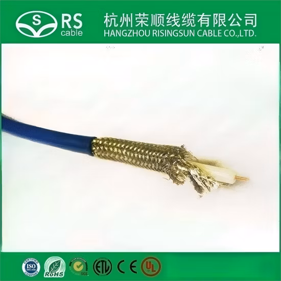 75 Ohm Rg59/RG6/Rg11-Koaxialkabel mit UL/ETL/CPR/Ce/RoHS/Reach-Zulassung