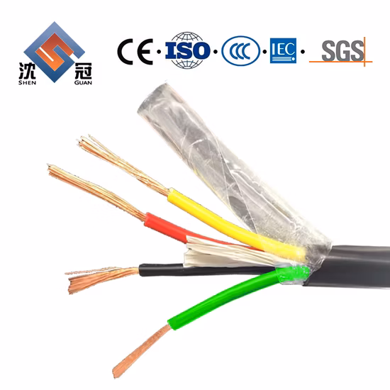 Elektrisches PVC-Kupfer-elektrisches flexibles Gummi-XLPE-isoliertes Steuerkabel