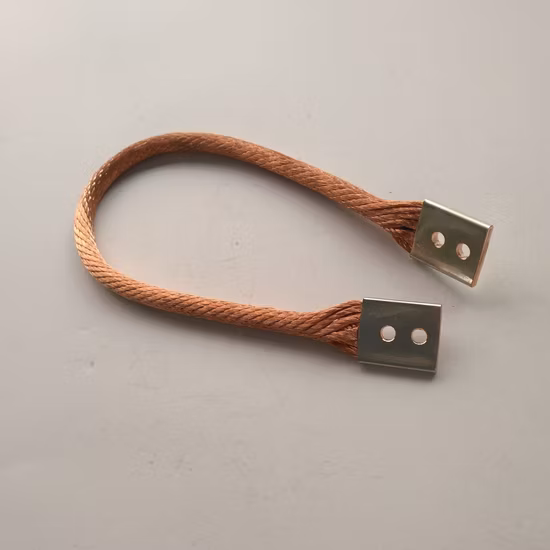 Isolierte, flexible, geflochtene Kupferverbinder, Messgerät für Schiffsbatteriekabel und verzinnte Kabelschuhe